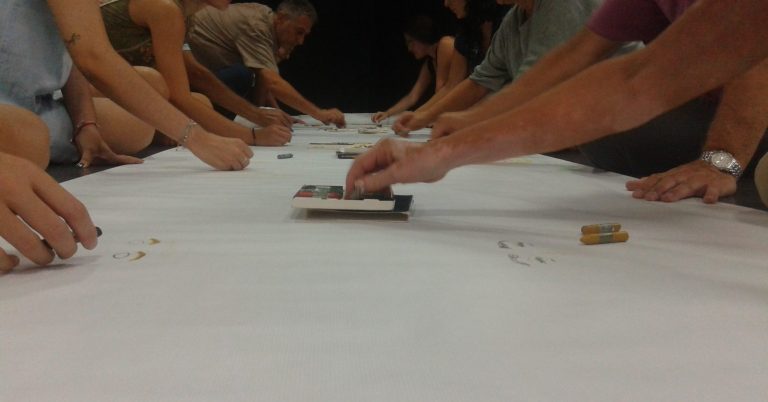 Actividad grupal arteterapia adultos
